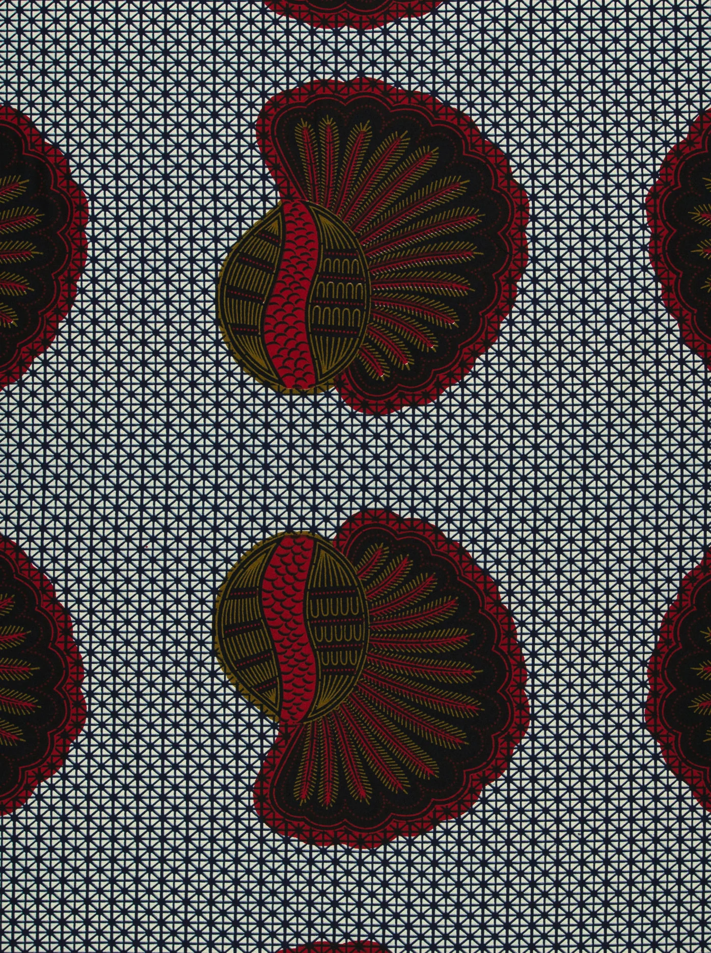 Wax Hollandais | VL00012.200 | Bunch of Bananas, Helmet, Kimba, Shell - Image 3