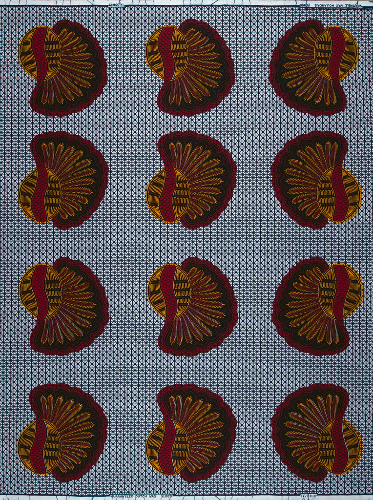 Wax Hollandais | VL00012.201 | Bunch of Bananas, Helmet, Kimba, Shell - Image 4