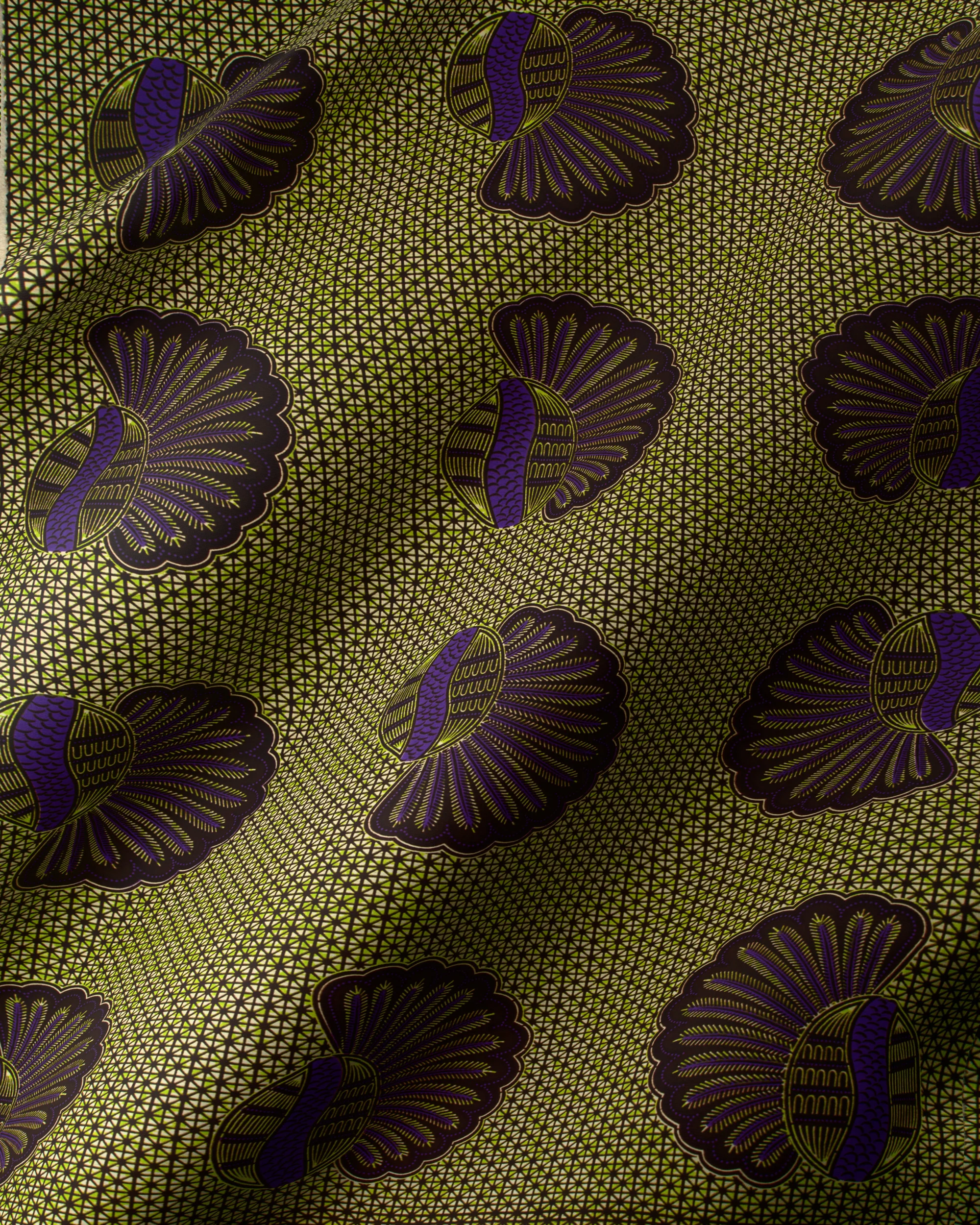 Wax Hollandais | VL00012.223 | Bunch of Bananas, Helmet, Kimba, Shell