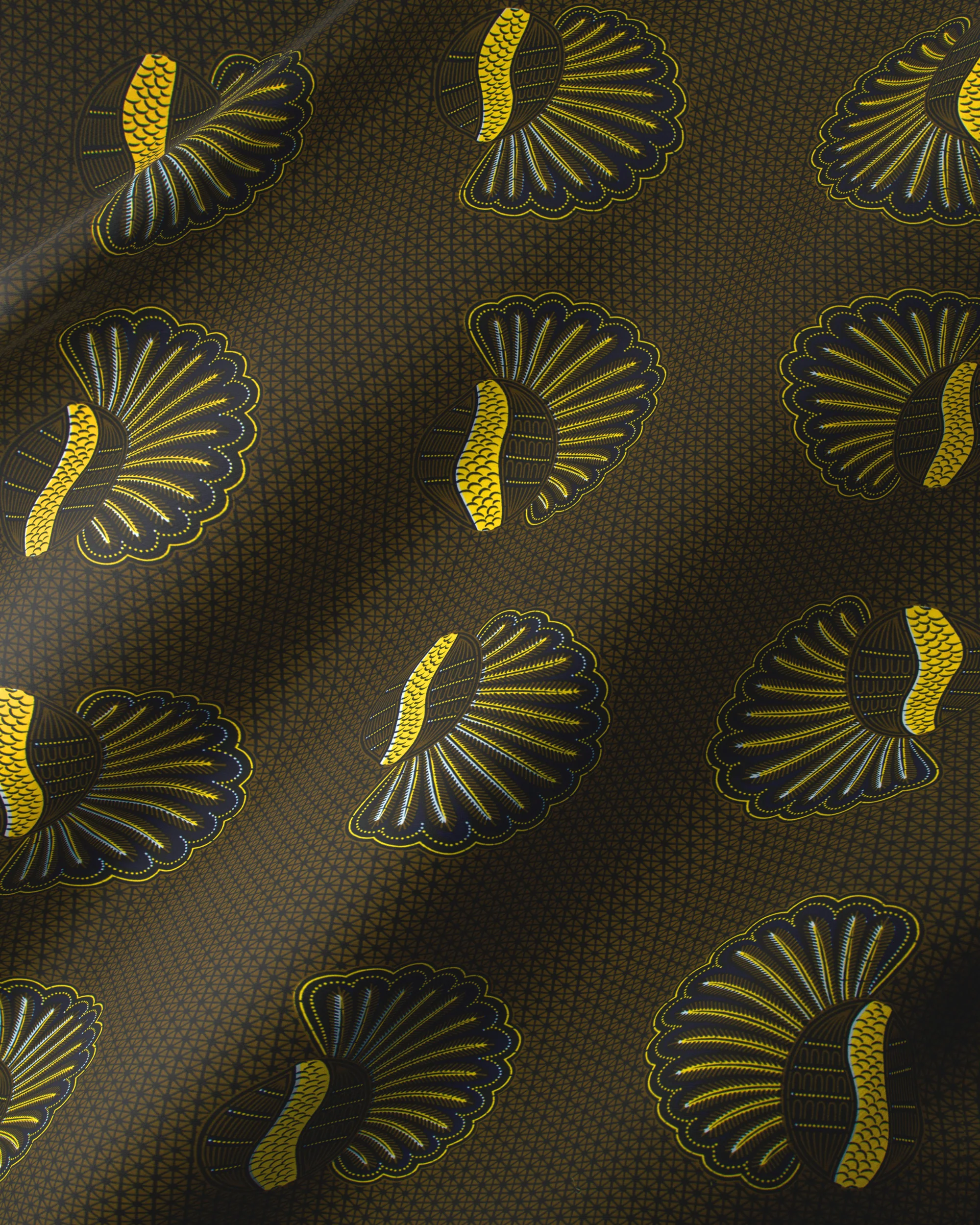 Wax Hollandais | VL00012.227 | Bunch of Bananas, Helmet, Kimba, Shell