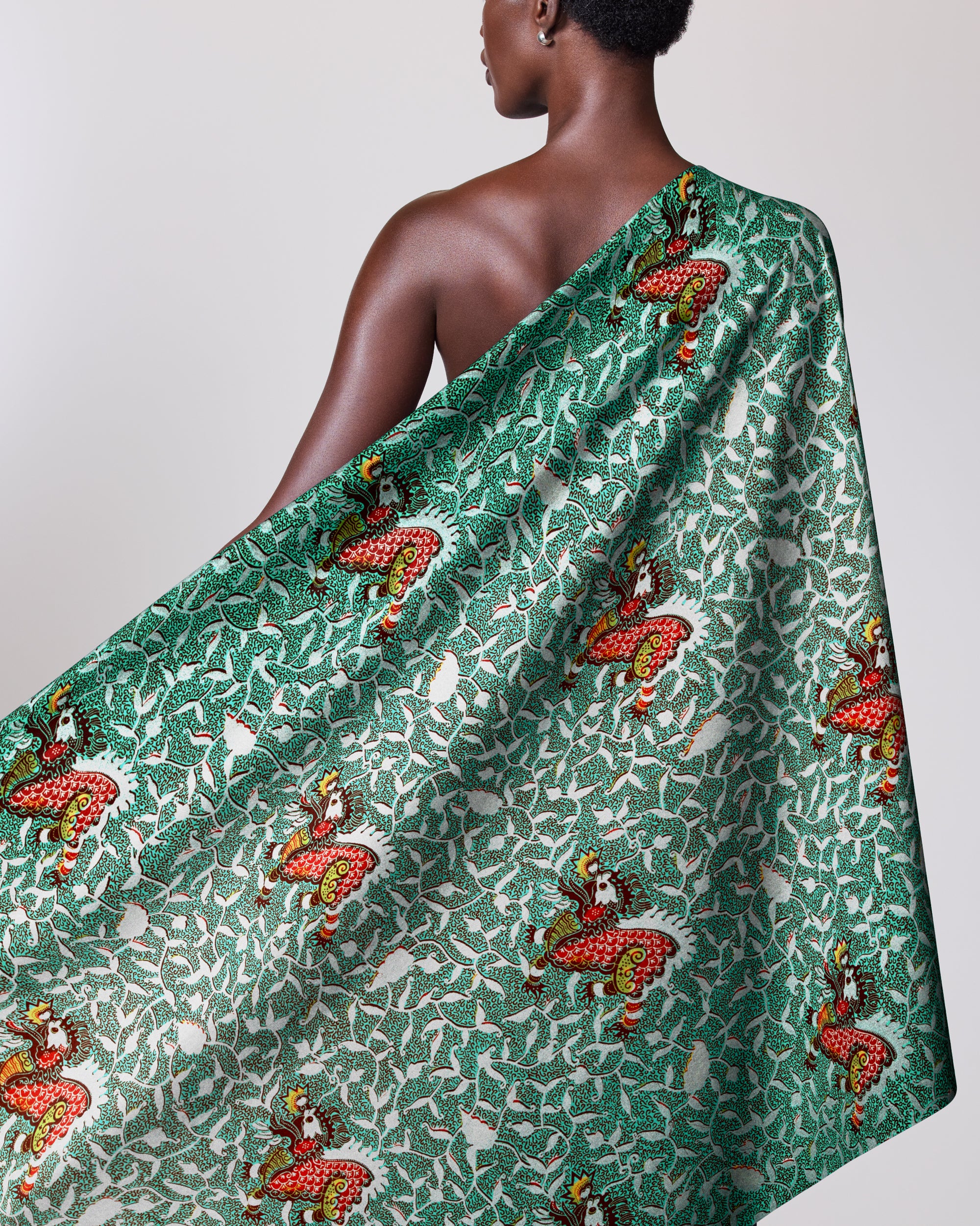 Wax Hollandais | VL00511.273 | Pastel Green Embellished - Image 2