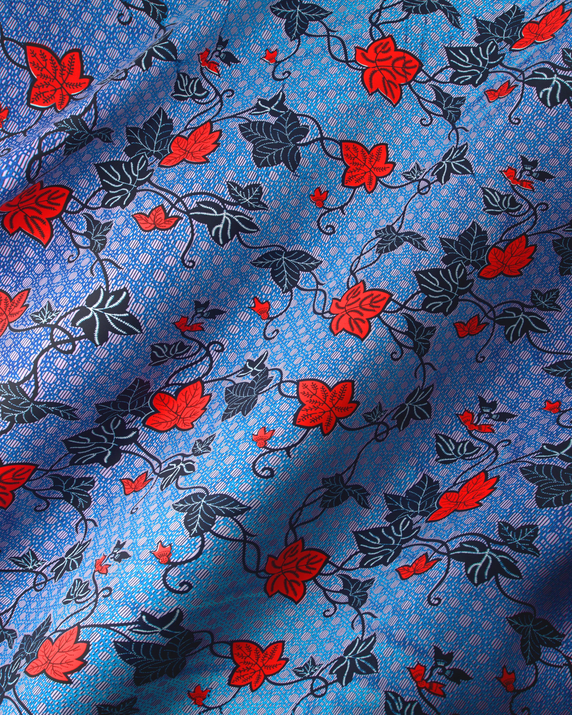 Wax Hollandais | VL01092.252 | Royal Blue Embellished