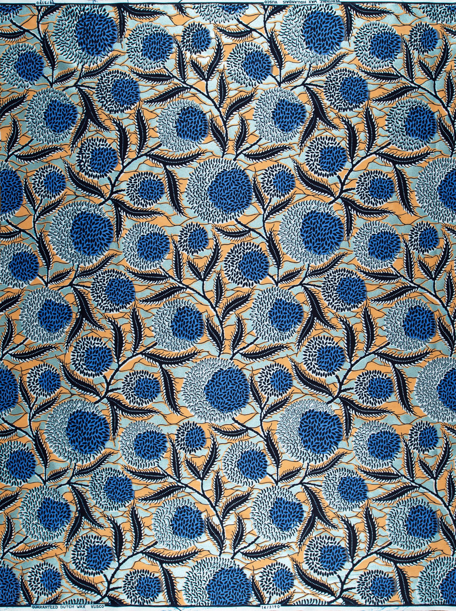 Wax Hollandais | VL03190.018 | Pastel Blue Embellished - Image 4