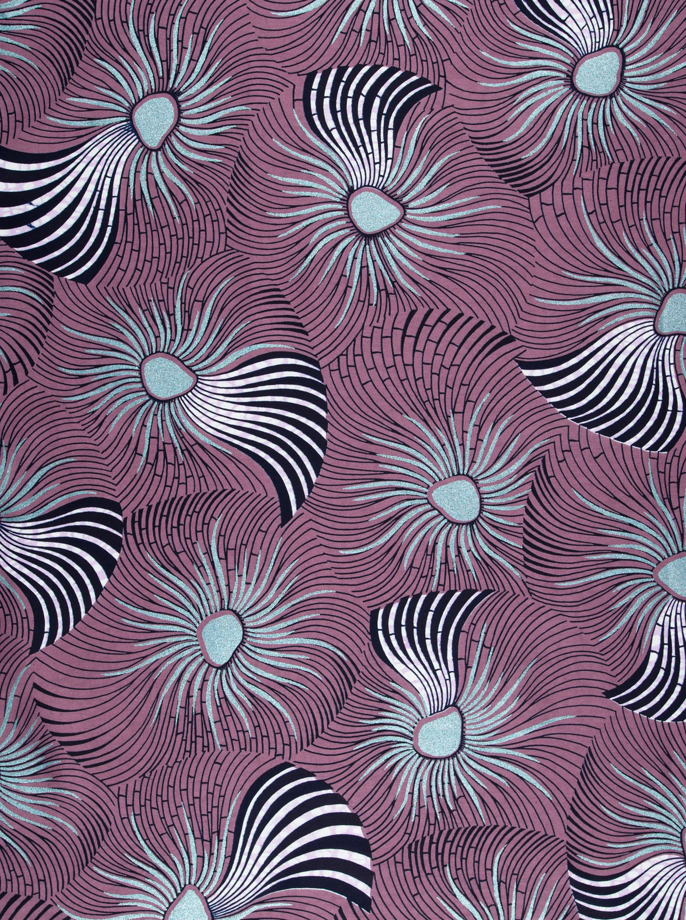 Wax Hollandais | VL03586.120 | Pastel Blue Embellished - Image 3