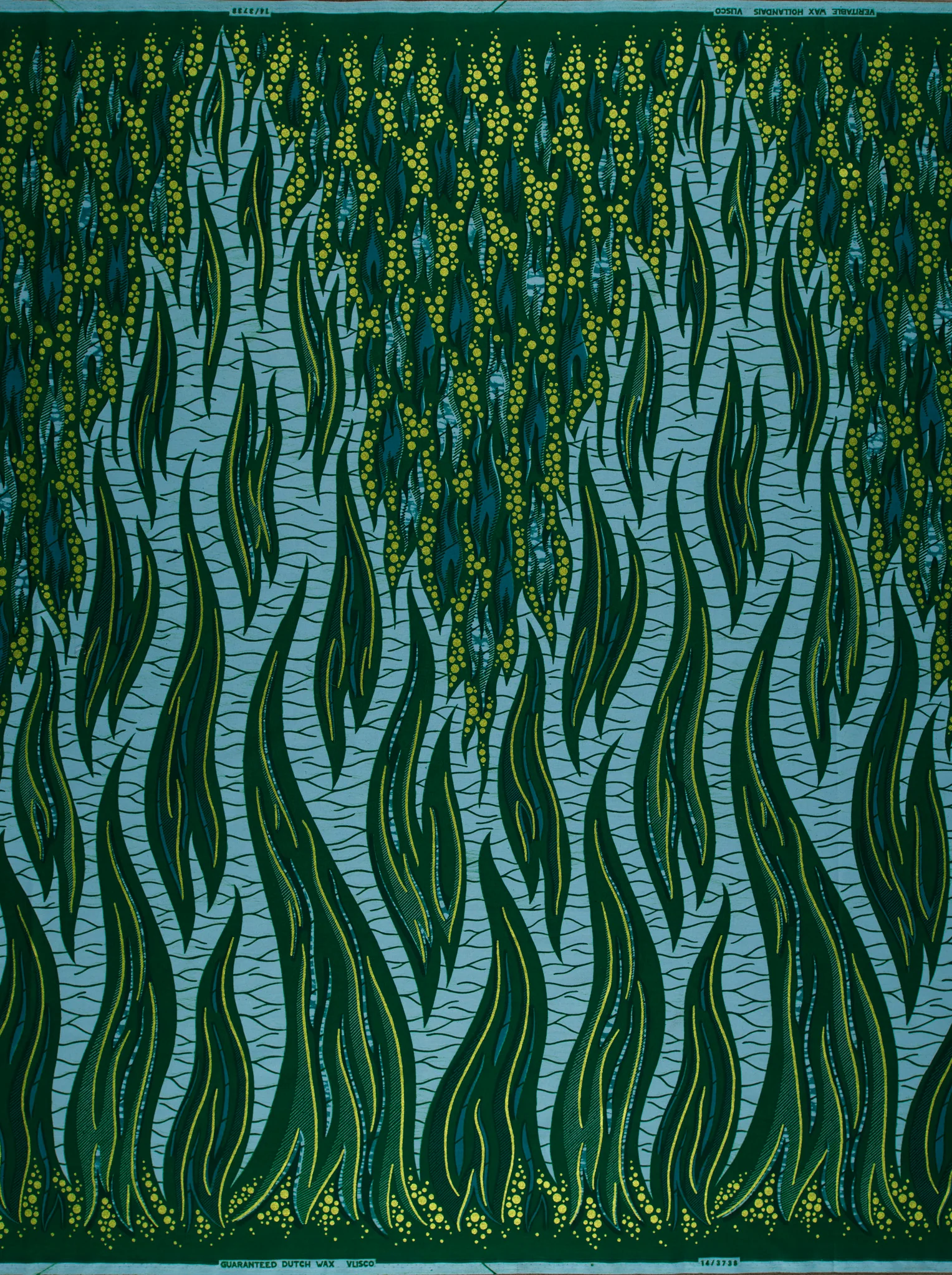 Wax Hollandais | VL03738.008 | Lime Green Embellished - Image 4