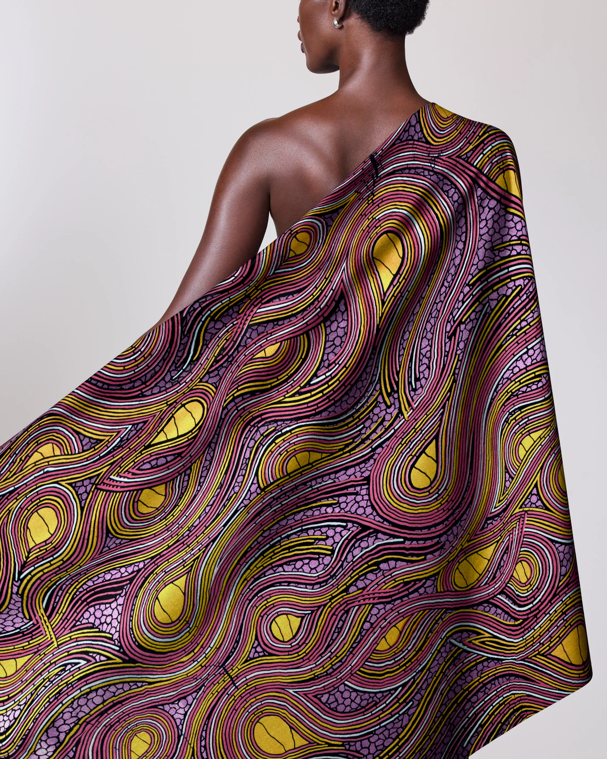 Wax Hollandais | VL04202.020 | Lilac Embellished - Image 2