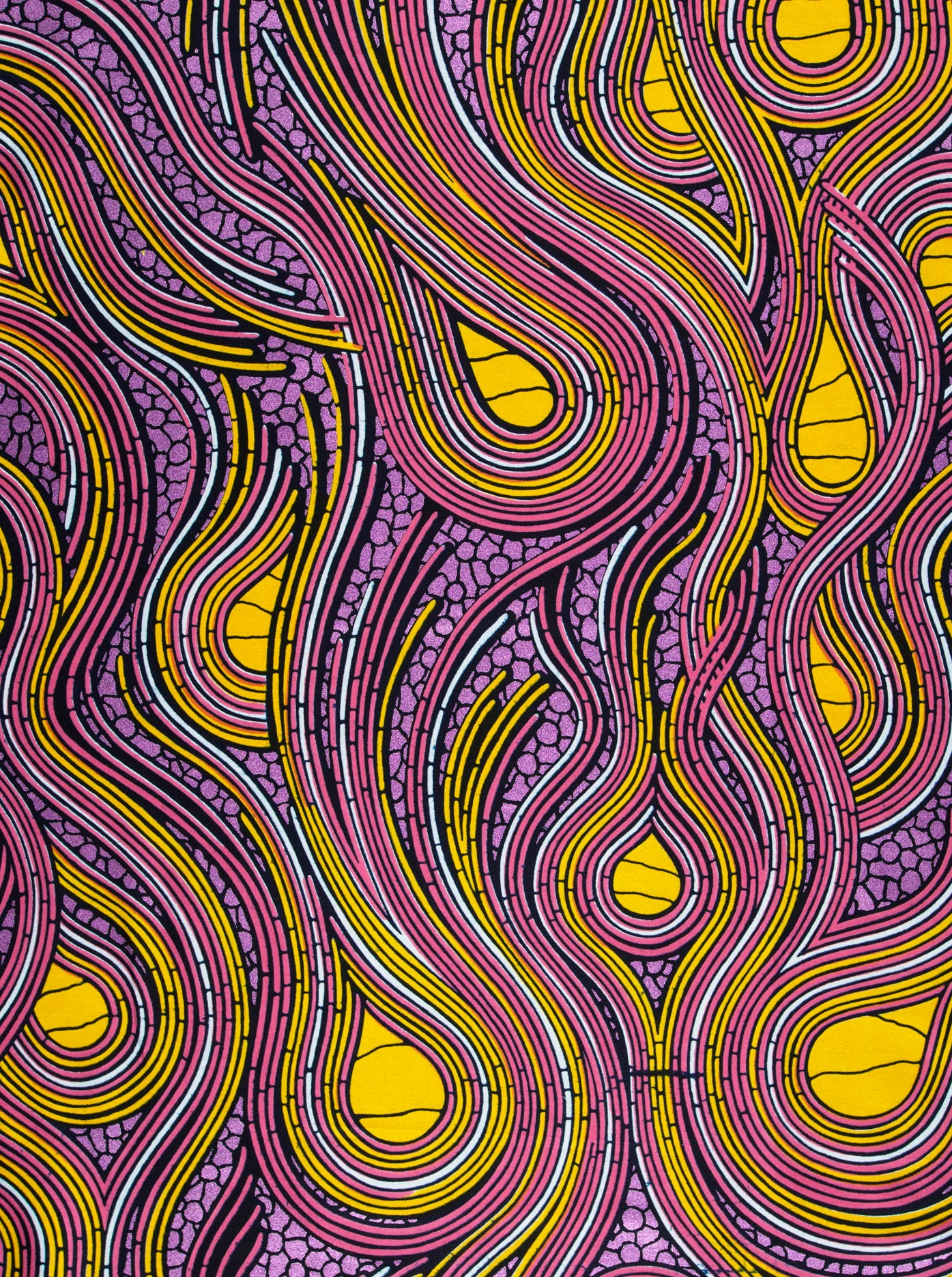 Wax Hollandais | VL04202.020 | Lilac Embellished - Image 3