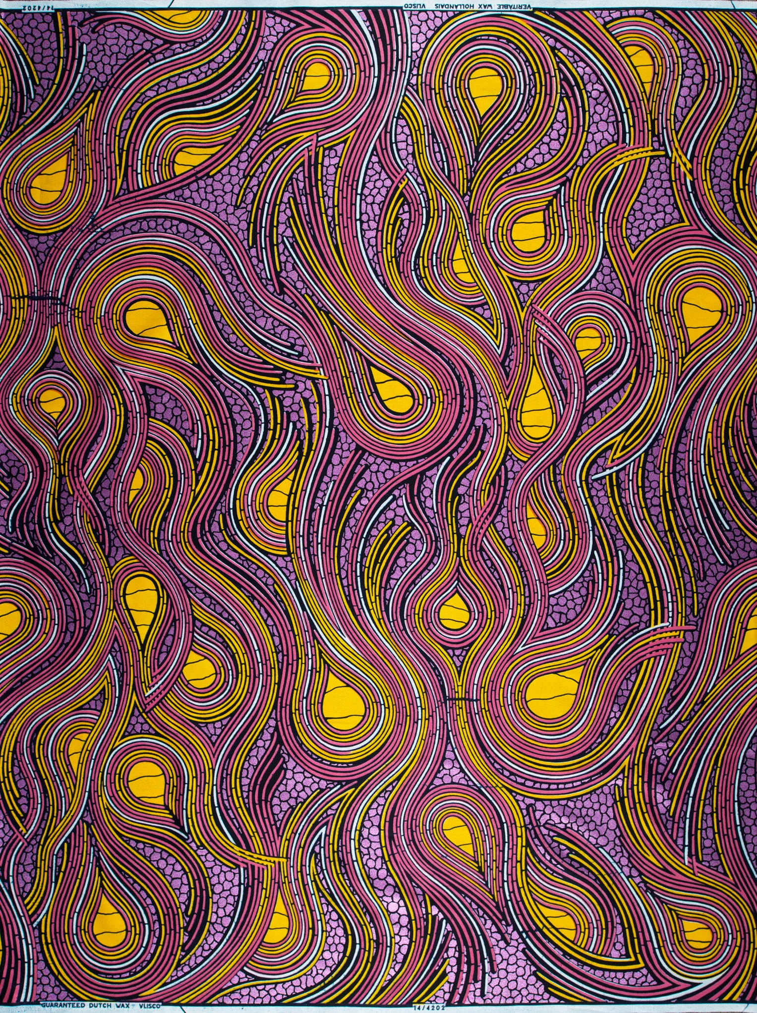 Wax Hollandais | VL04202.020 | Lilac Embellished - Image 4