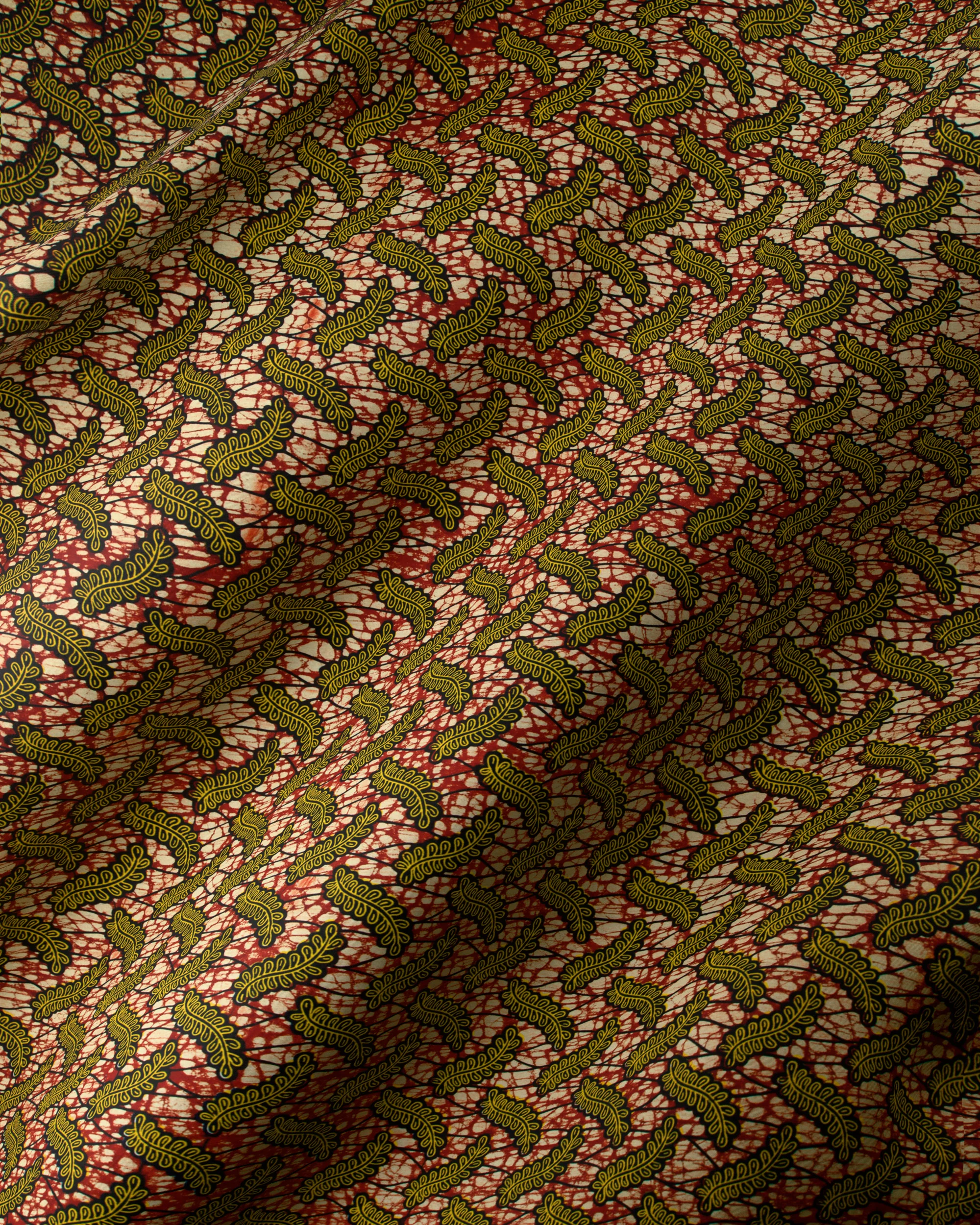 Wax Hollandais | VL08094.136 | Ashanti Chair, Opaka Leaf, V 12