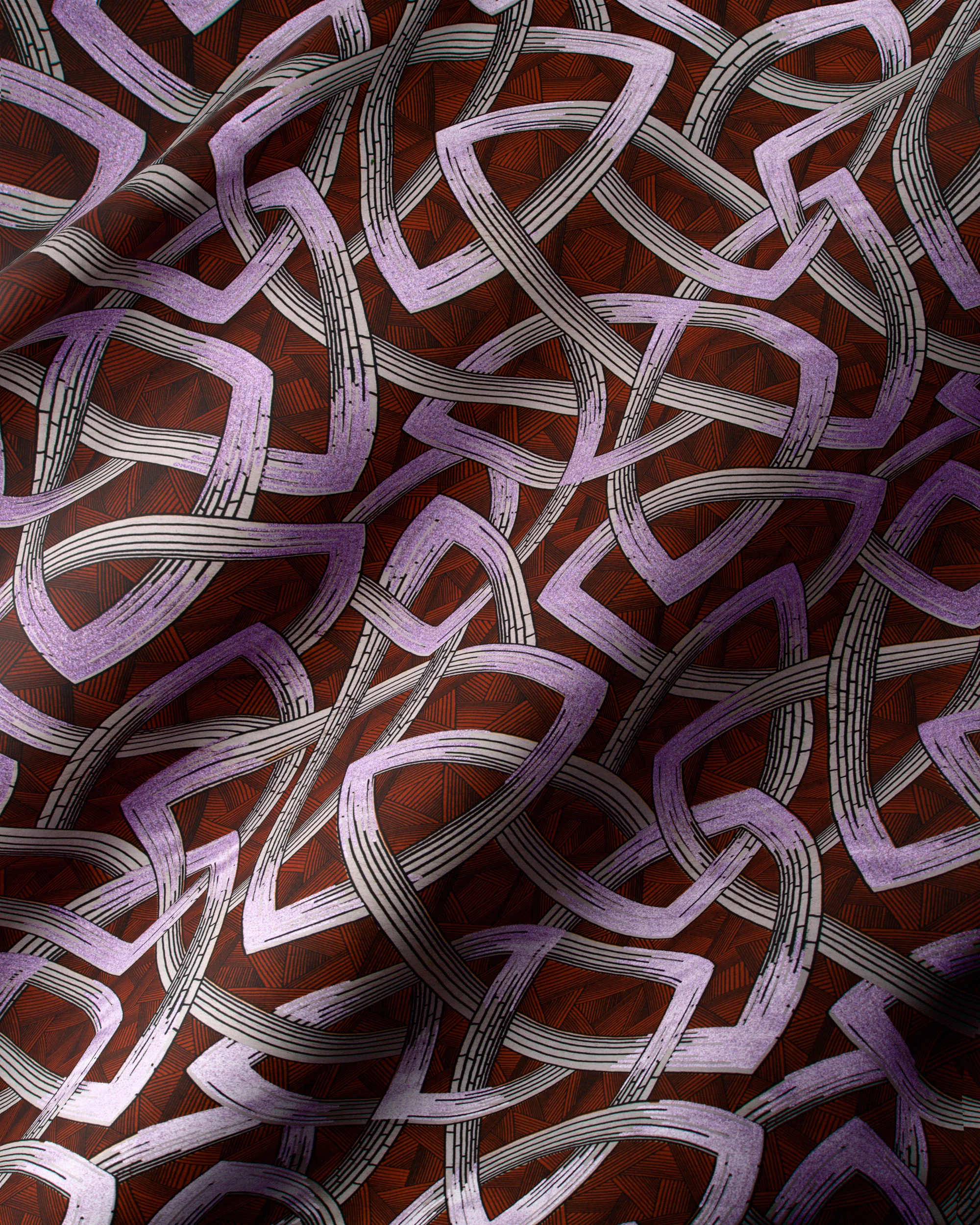 Wax Hollandais | VL08667.009 | Pastel Lilac Embellished