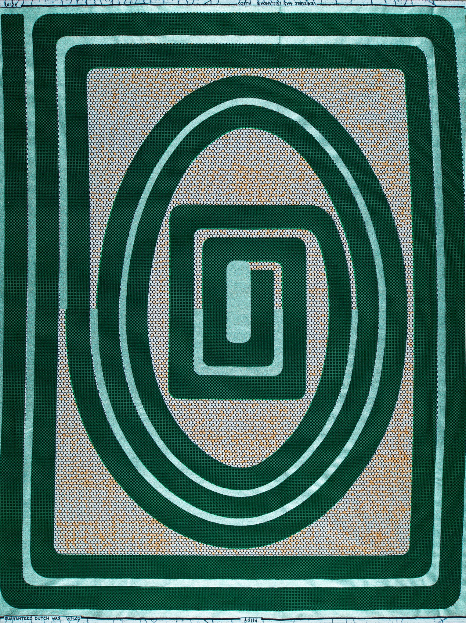 Wax Hollandais | VLA0196.127 | Pastel Green Embellished - Image 4