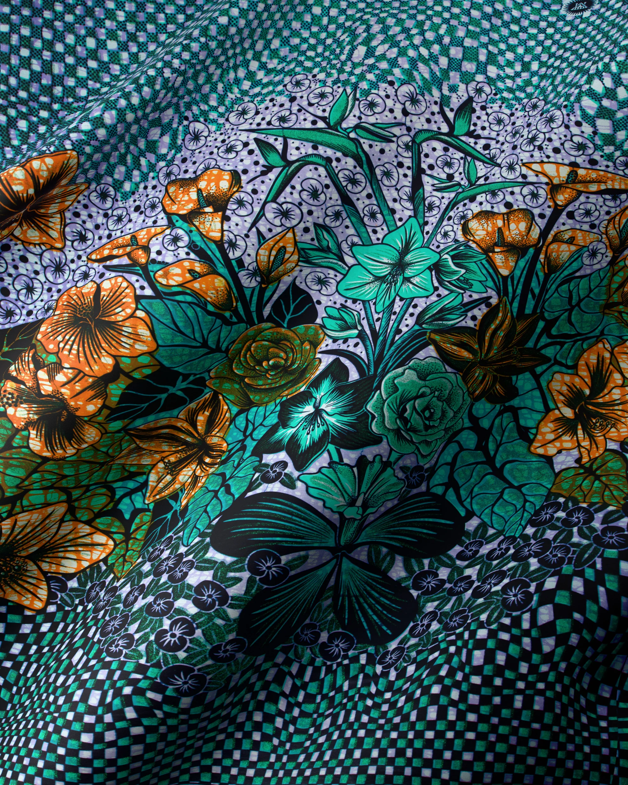 Grand Super-Wax | VLS1873.006 | Green Shine Embellished