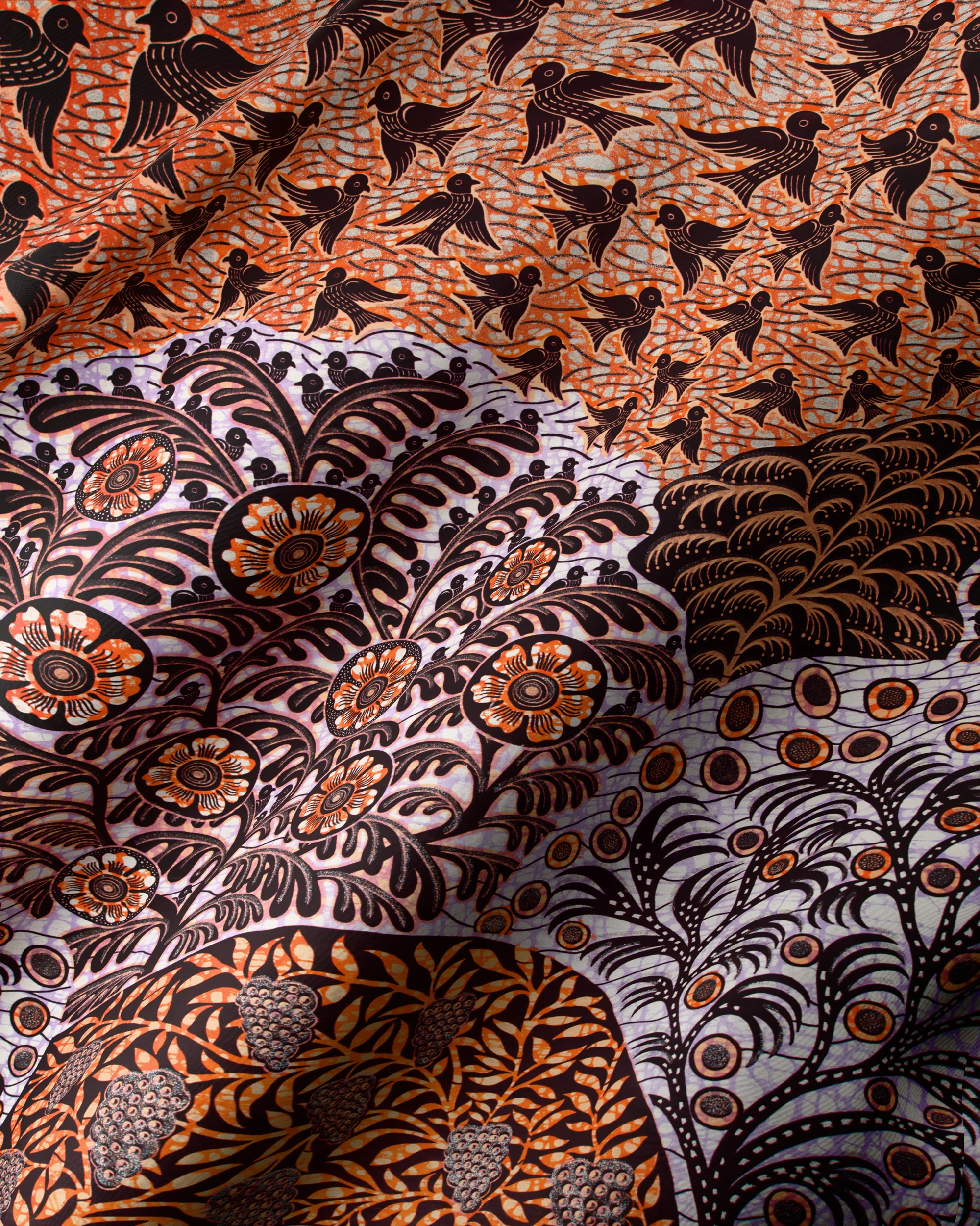 Grand Super-Wax | VLS2358.011 | Blue-Copper Shine Embellished