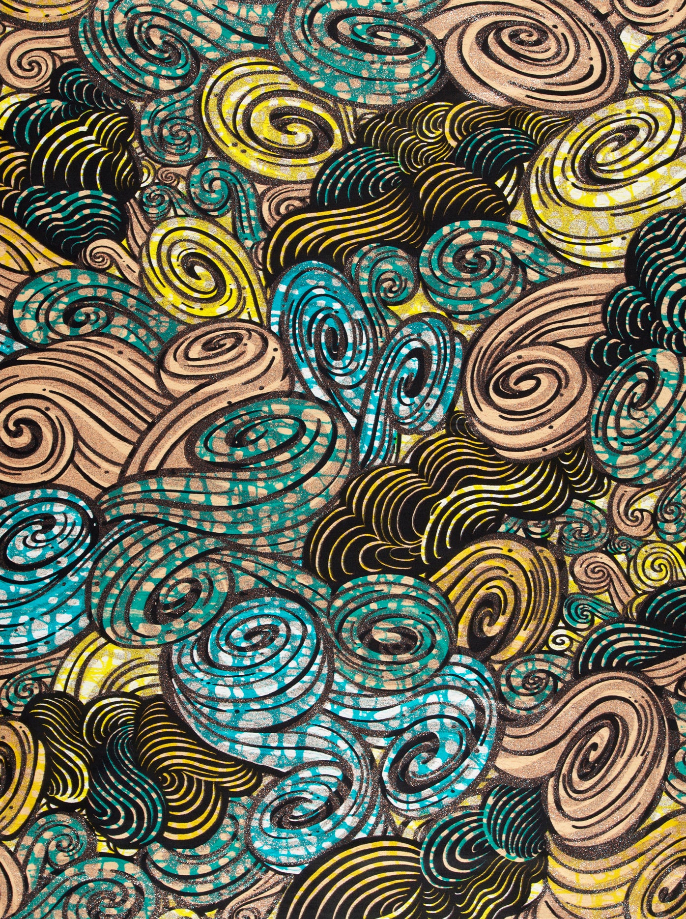 Grand Super-Wax | VLS2604.005 | Blue-Copper Shine Embellished - Image 3
