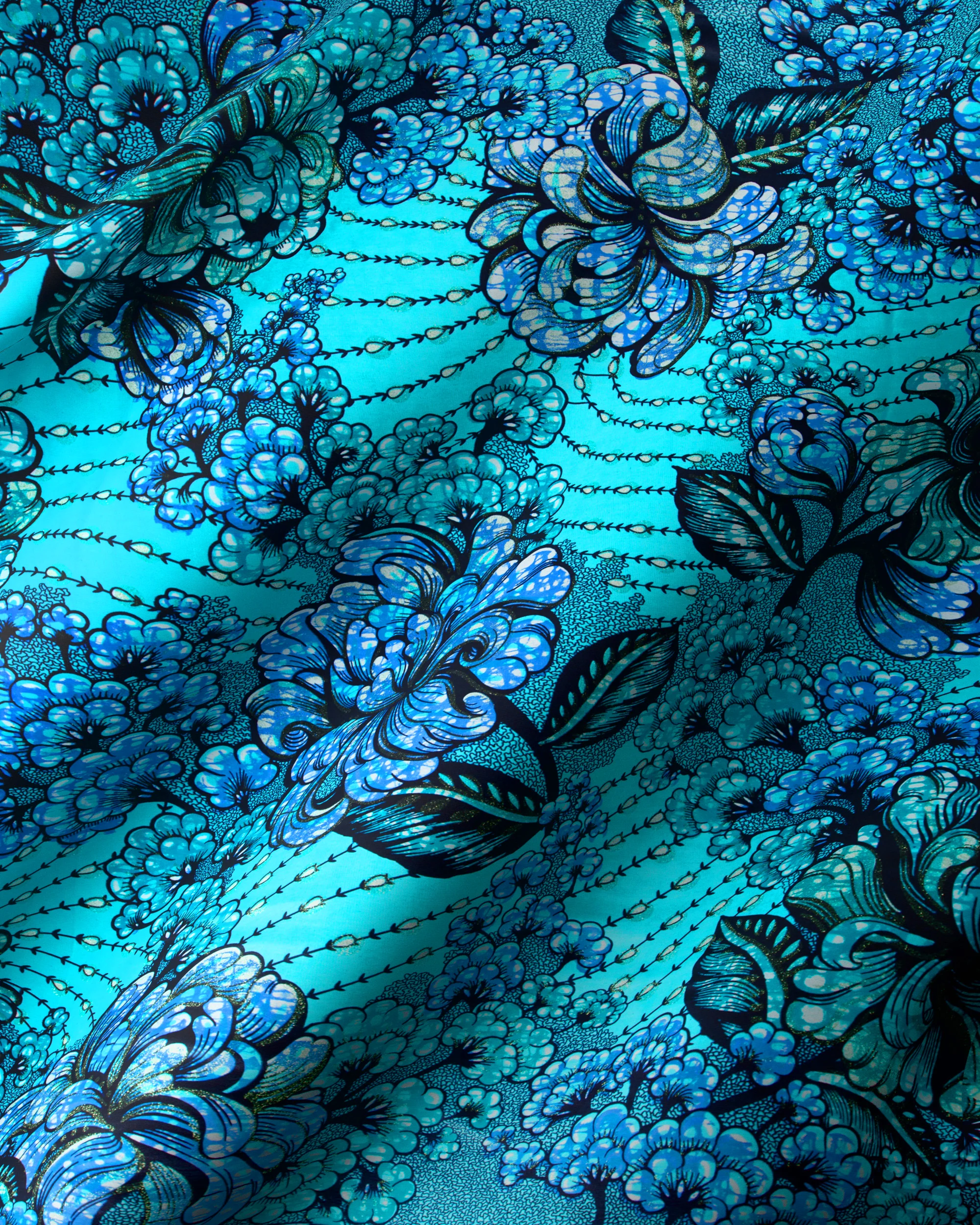 Grand Super-Wax | VLS3034.008 | Pastel Green Glitter Embellished