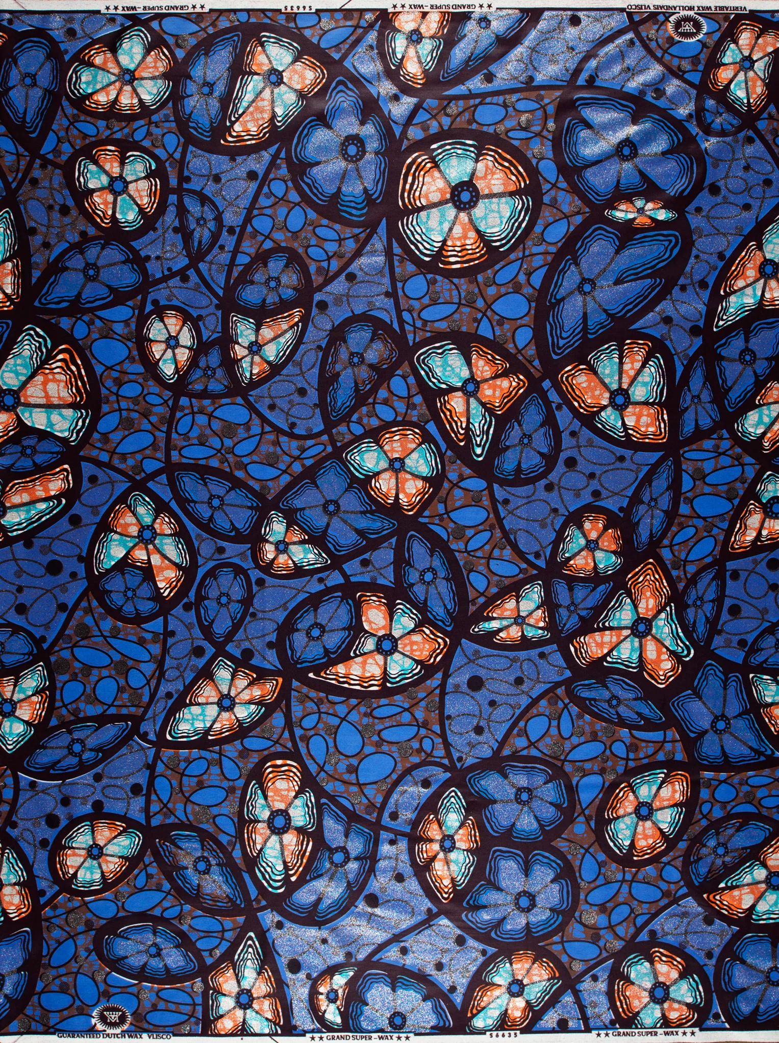 Grand Super-Wax | VLS6635.008 | Blue-Copper Shine Embellished - Image 4