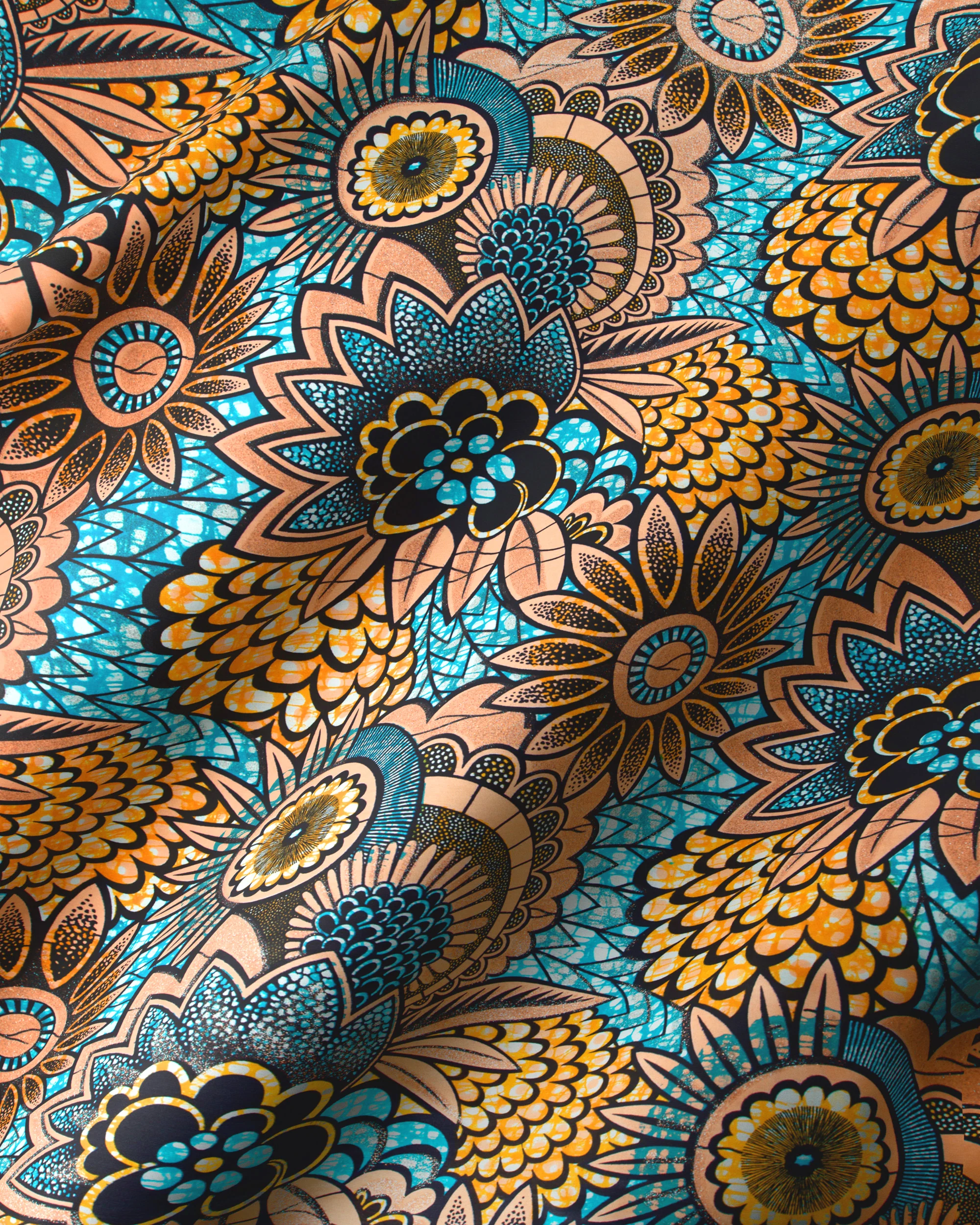 Grand Super-Wax | VLS8910.013 | Blue-Copper Shine Embellished