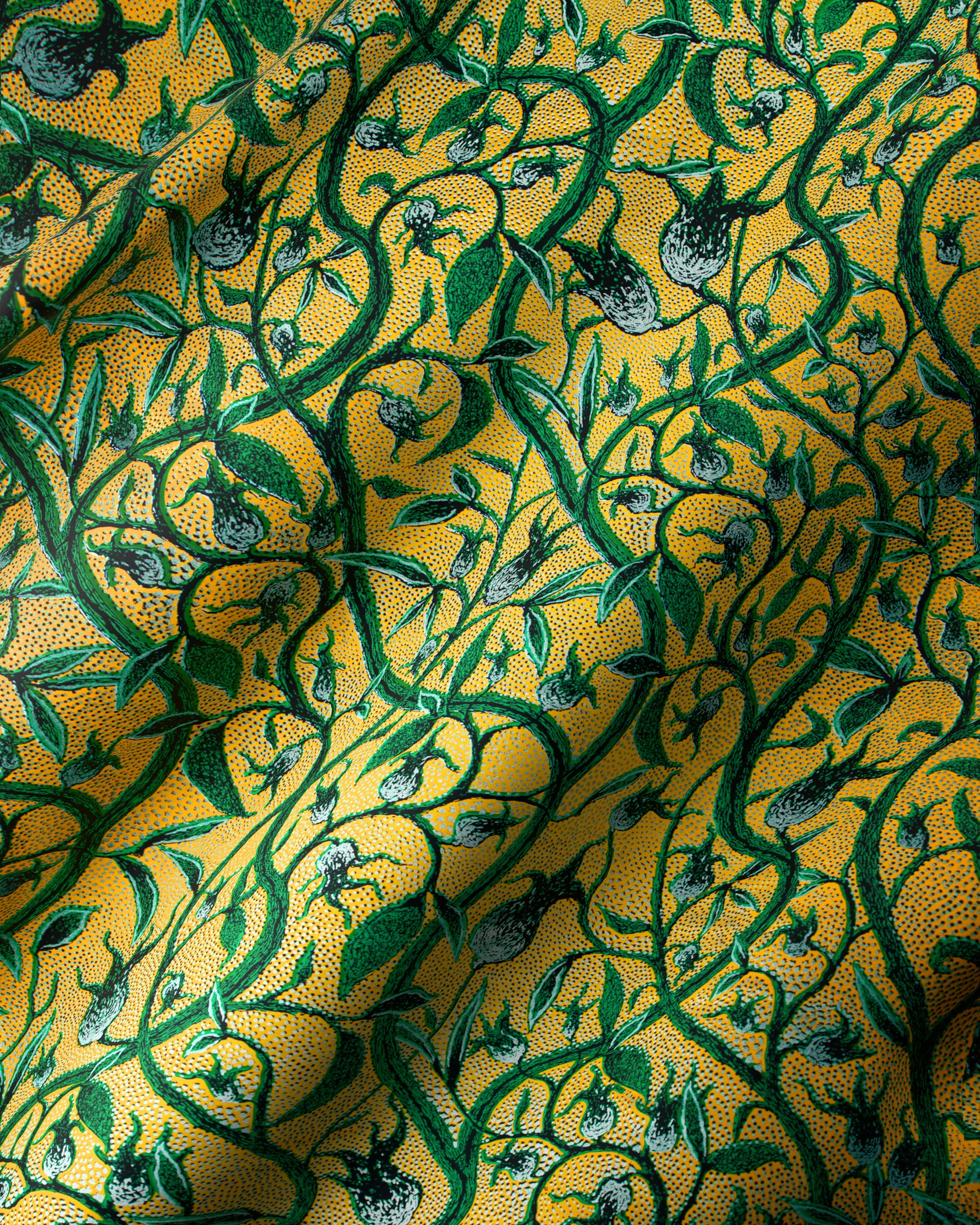 Wax Hollandais | VLW0466.014 | Pastel Green Embellished