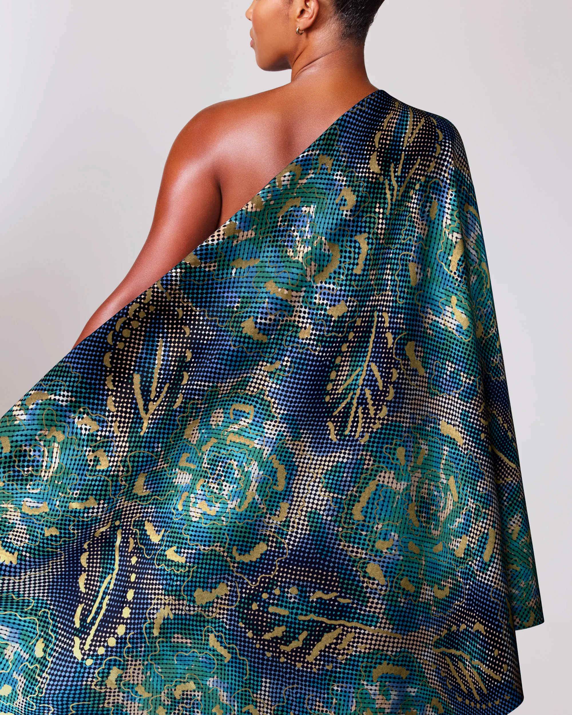 Satin Royal | VLW1787.002 | Gold Embellished - Image 2