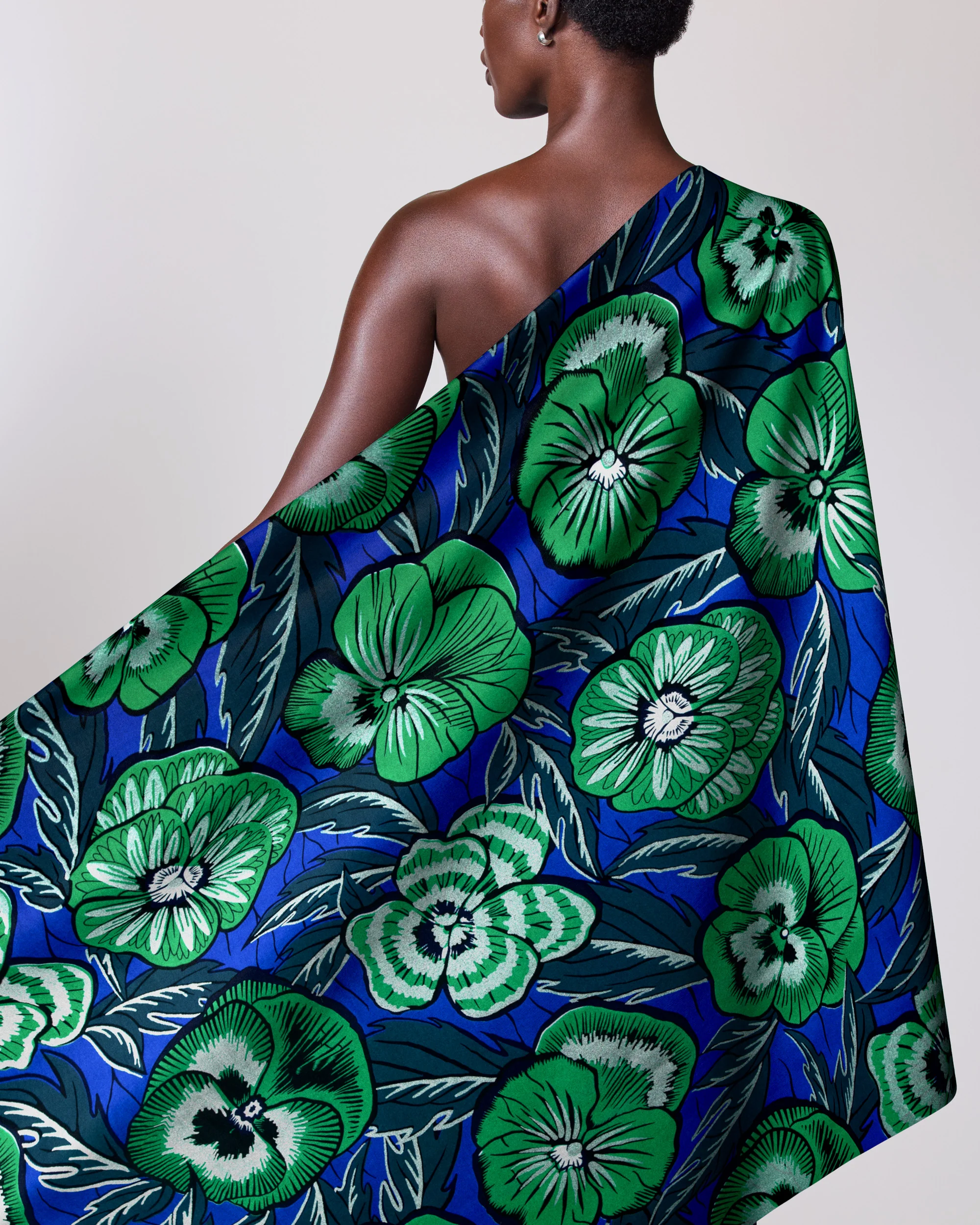 Wax Hollandais | VLW9787.005 | Pastel Green Embellished - Image 2